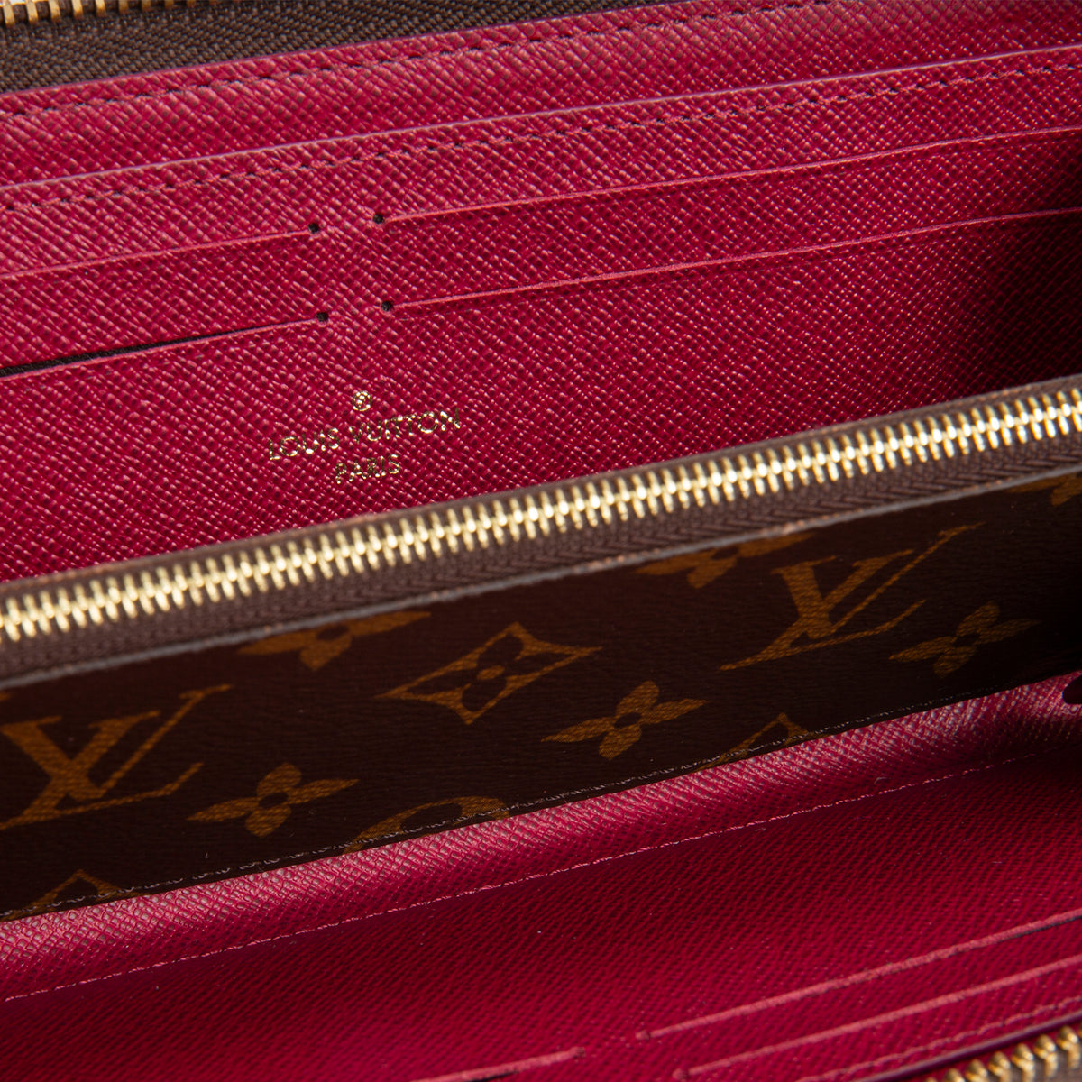 LOUIS VUITTON Monogram Clemence Wallet
