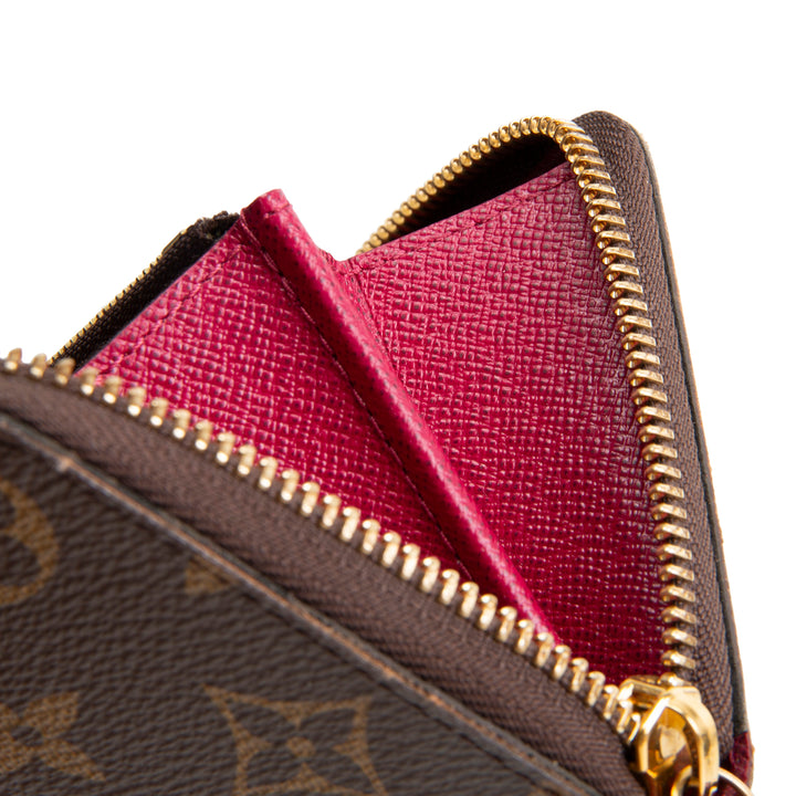 LOUIS VUITTON Monogram Clemence Wallet