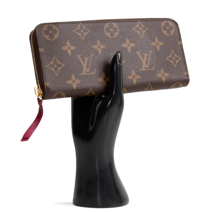LOUIS VUITTON Monogram Clemence Wallet