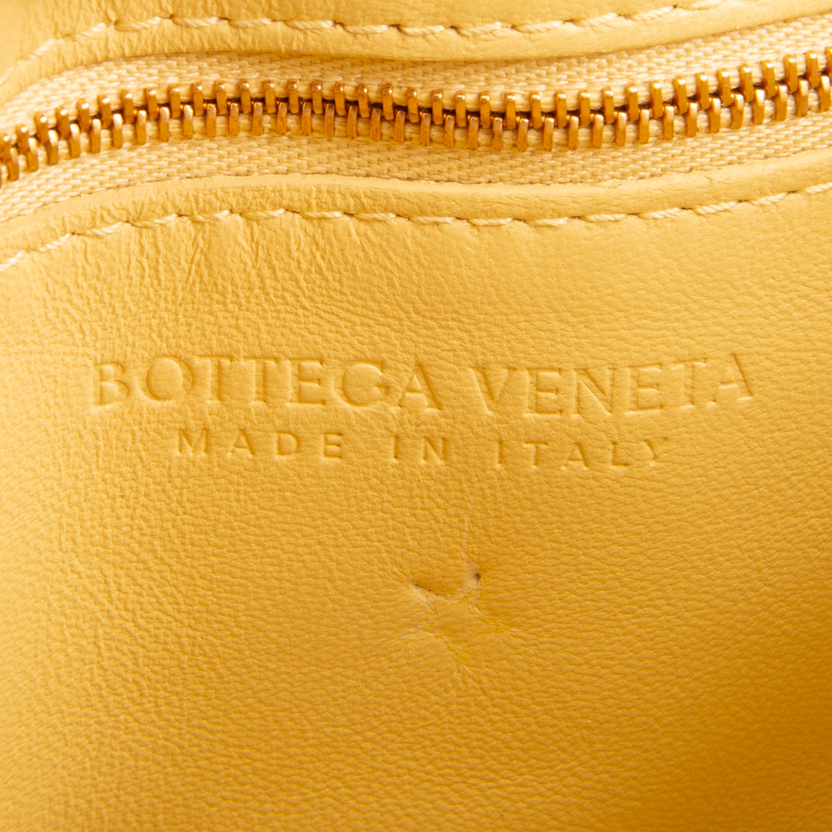 BOTTEGA VENETA Chain Intrecciato Cassette Shoulder Bag - Yellow