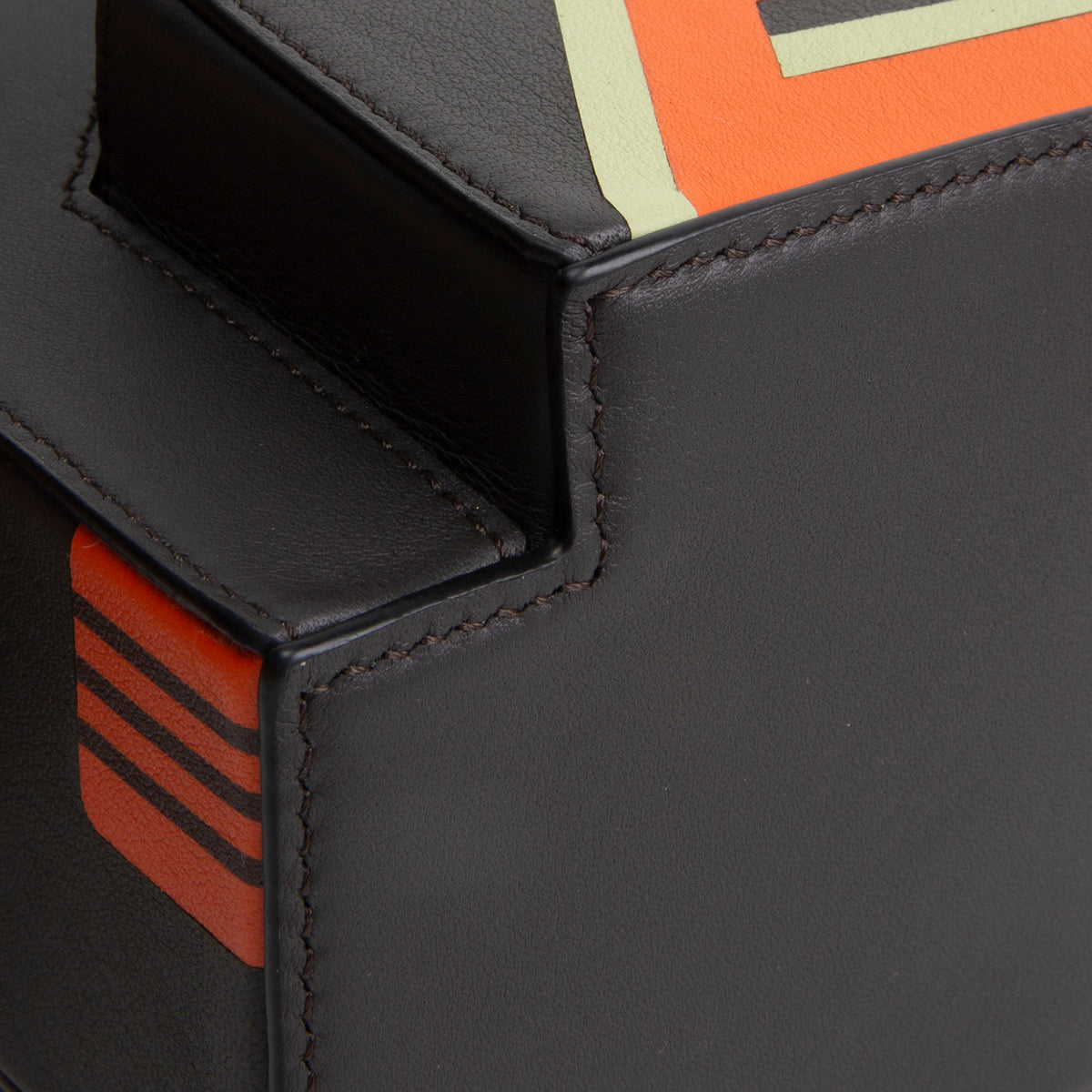 LOEWE x Louis Wain Leather Futurist Cat Clutch