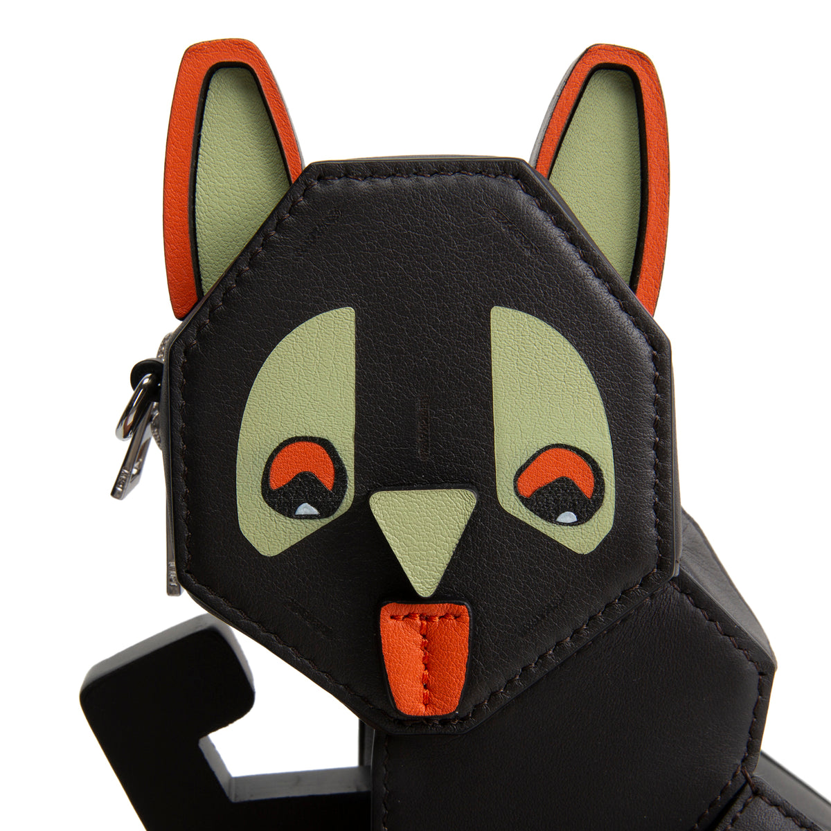 LOEWE x Louis Wain Leather Futurist Cat Clutch