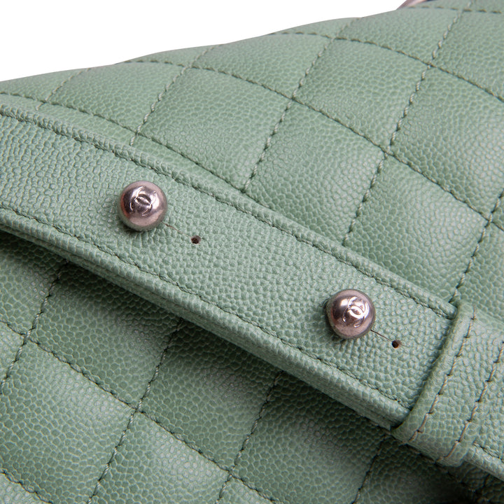 CHANEL Caviar Small Boy Bag - Mint