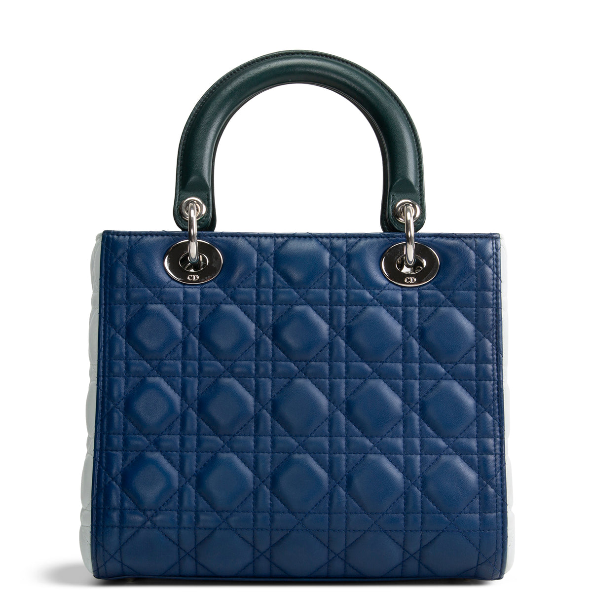 DIOR Tri-Color Medium Lady Dior Bag