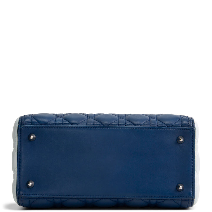 DIOR Tri-Color Medium Lady Dior Bag