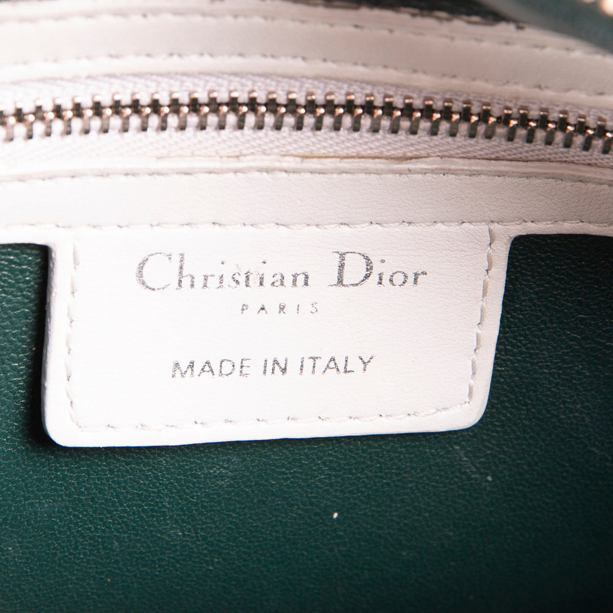 DIOR Tri-Color Medium Lady Dior Bag