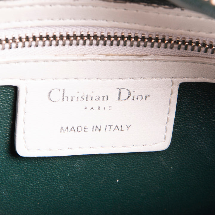 DIOR Tri-Color Medium Lady Dior Bag