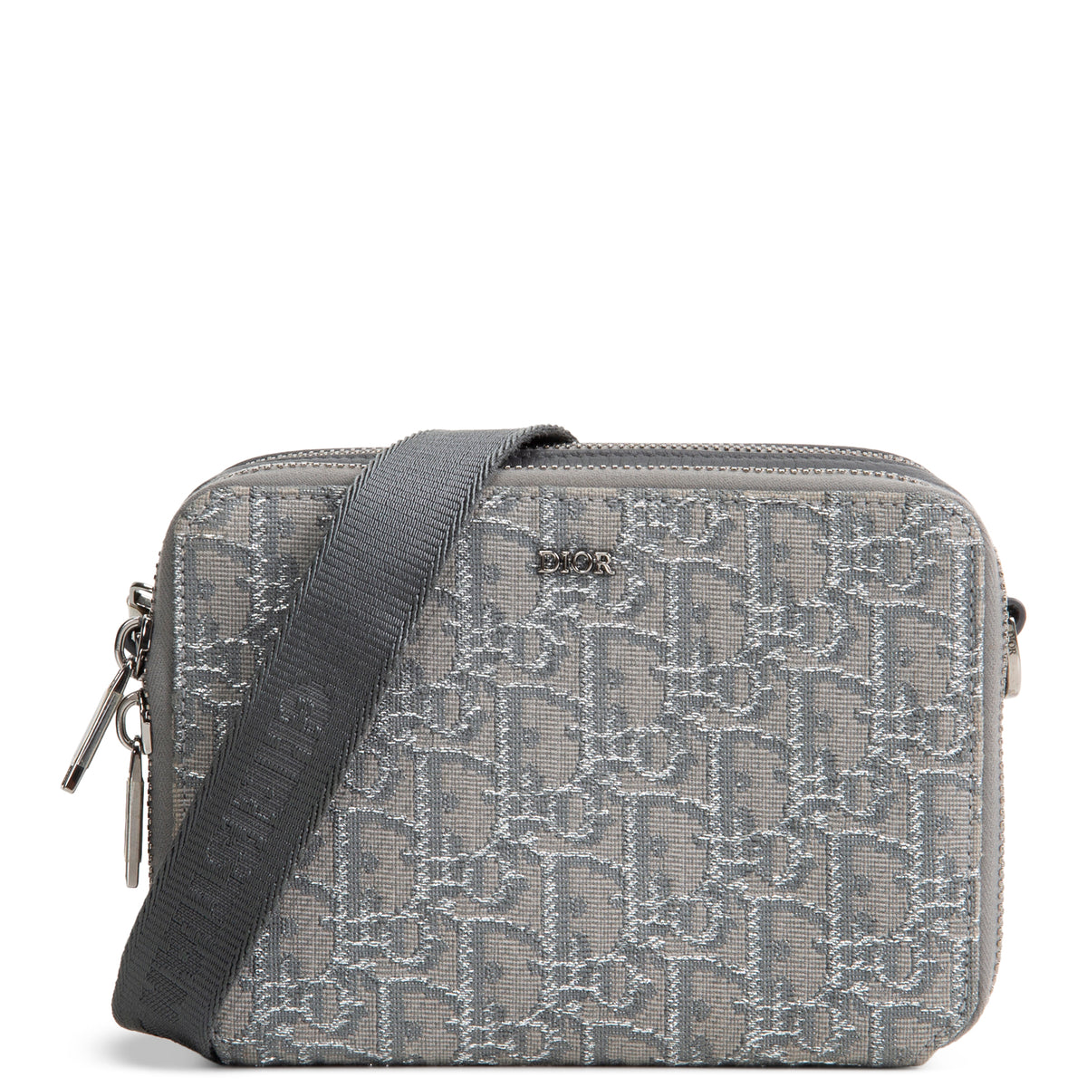 DIOR Oblique Double Zip Messenger Pouch