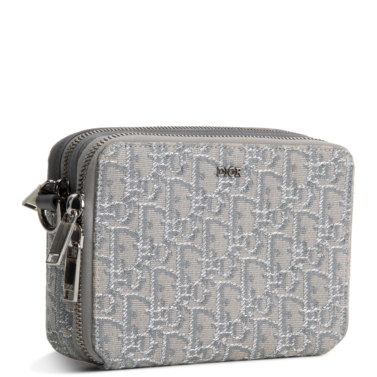 DIOR Oblique Double Zip Messenger Pouch
