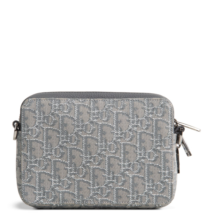 DIOR Oblique Double Zip Messenger Pouch