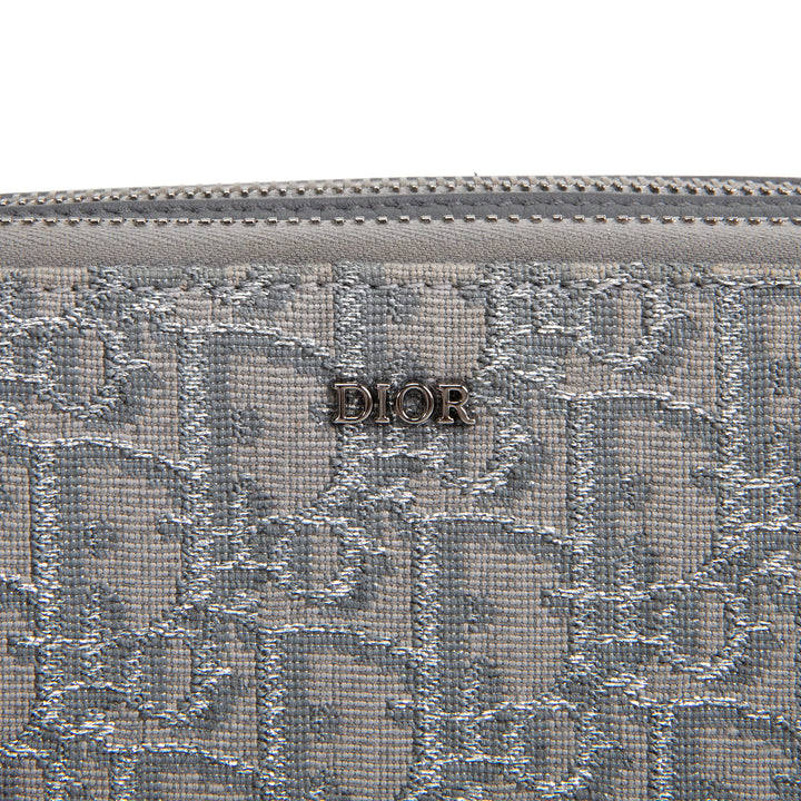 DIOR Oblique Double Zip Messenger Pouch