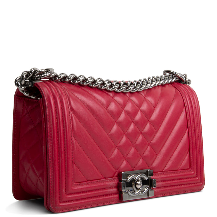 CHANEL Chevron Quilted Medium Boy Flap Bag OUTLET FINAL SALE