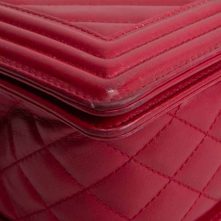 CHANEL Chevron Quilted Medium Boy Flap Bag OUTLET FINAL SALE