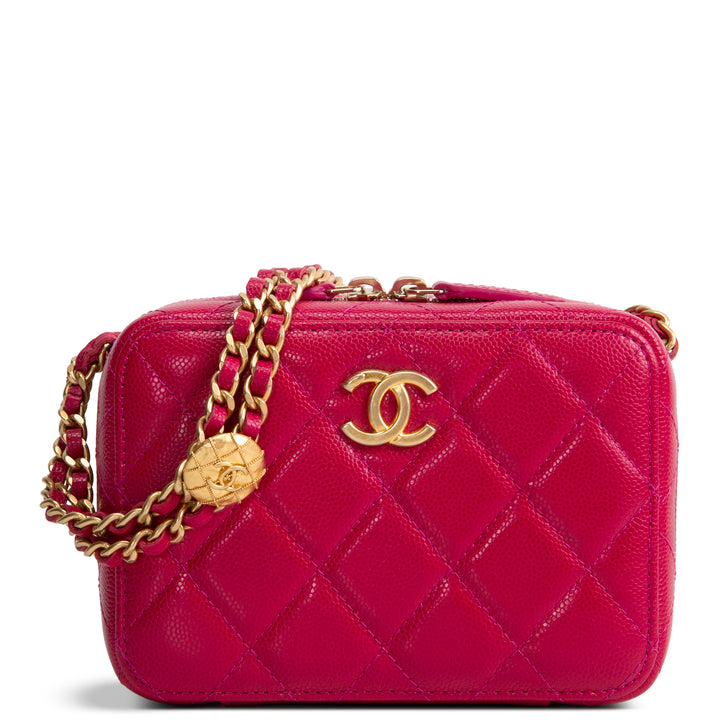 CHANEL Pink Medallion Vanity Case
