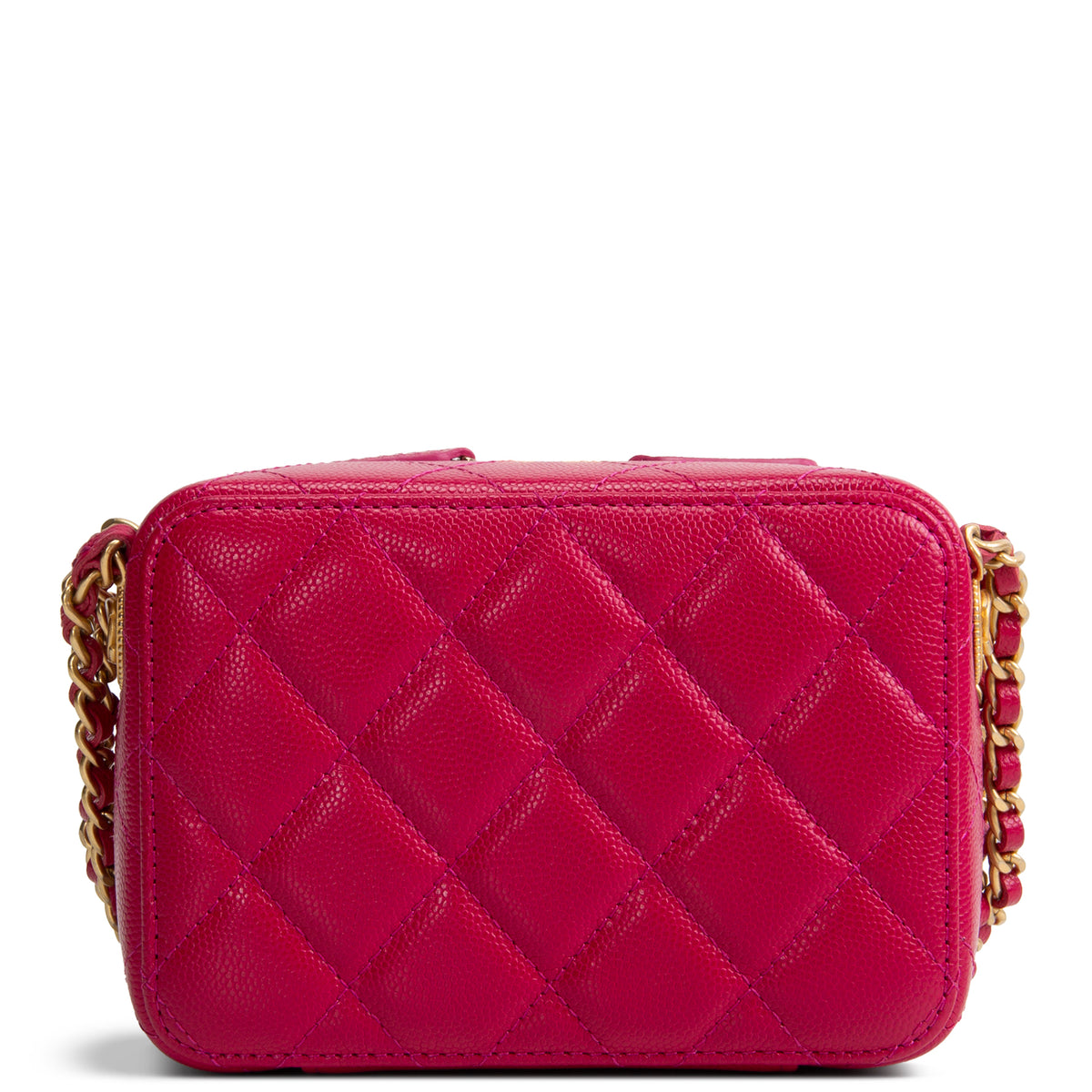 CHANEL Pink Medallion Vanity Case