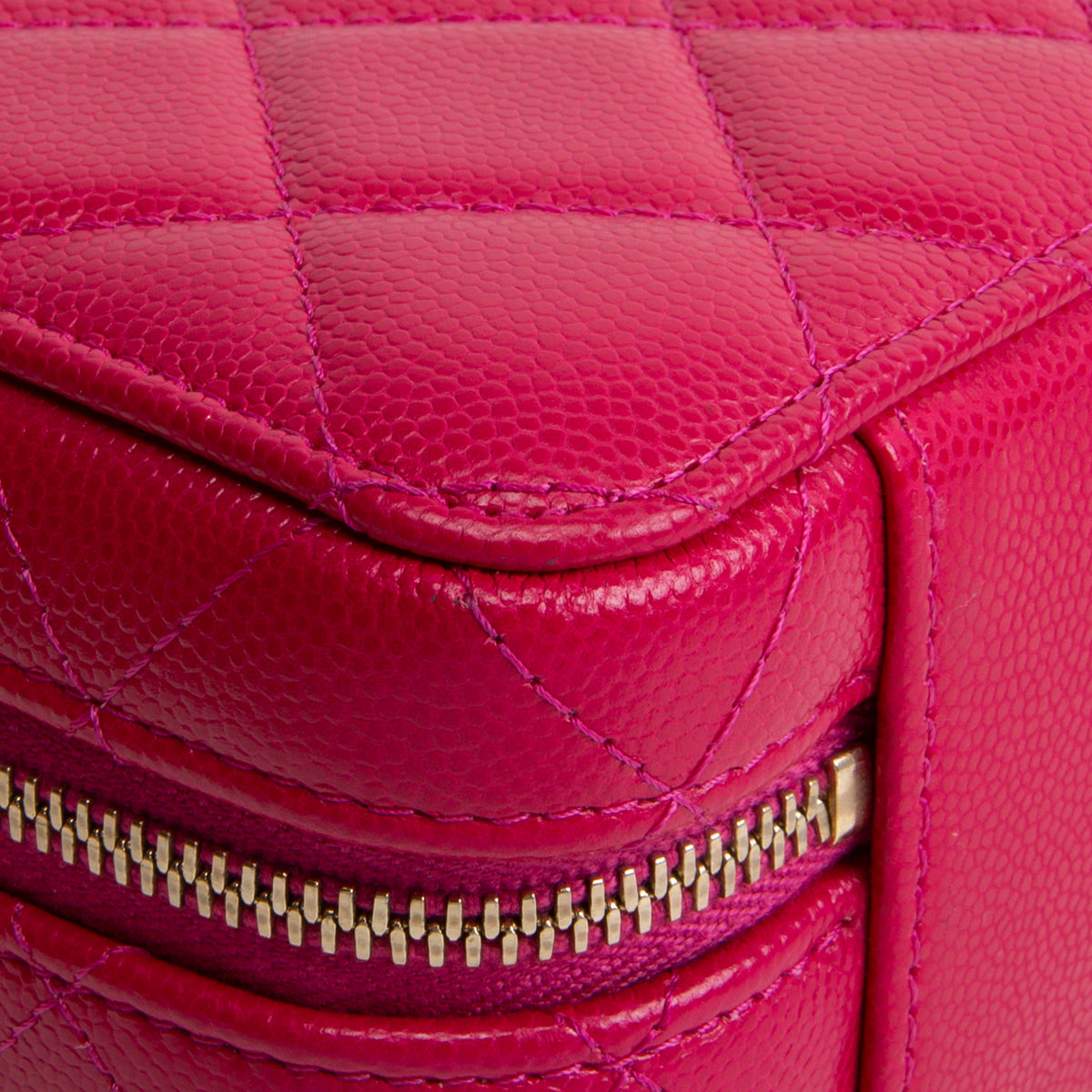 CHANEL Pink Medallion Vanity Case