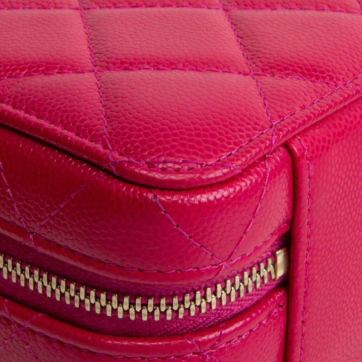 CHANEL Pink Medallion Vanity Case