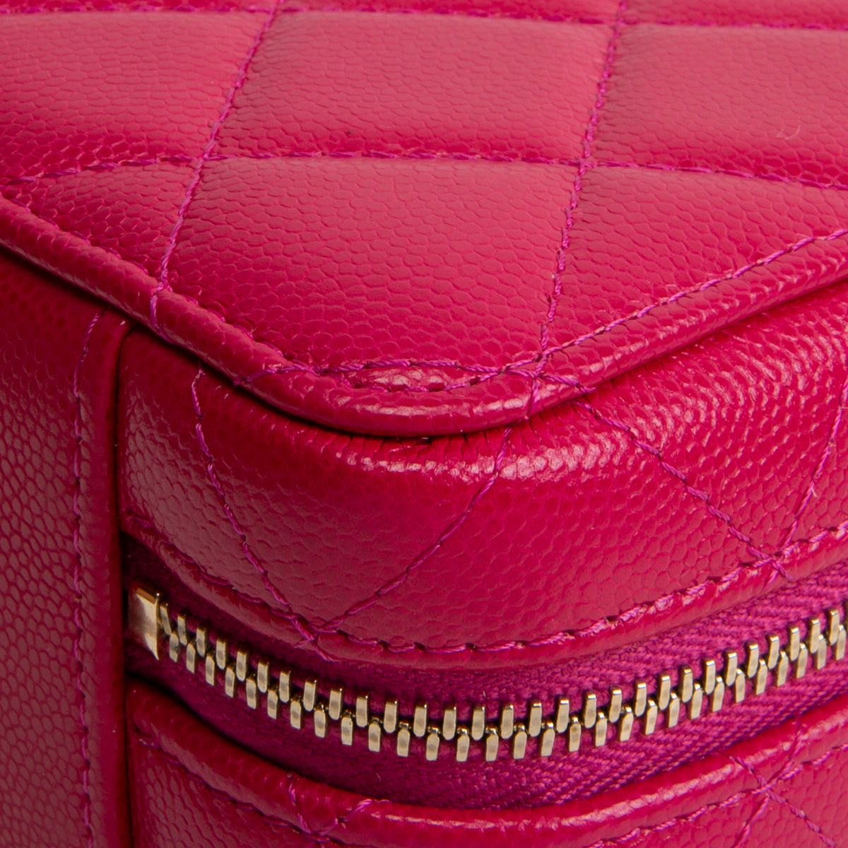 CHANEL Pink Medallion Vanity Case