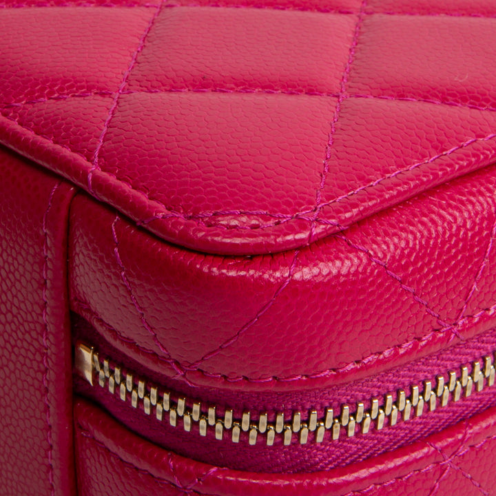 CHANEL Pink Medallion Vanity Case