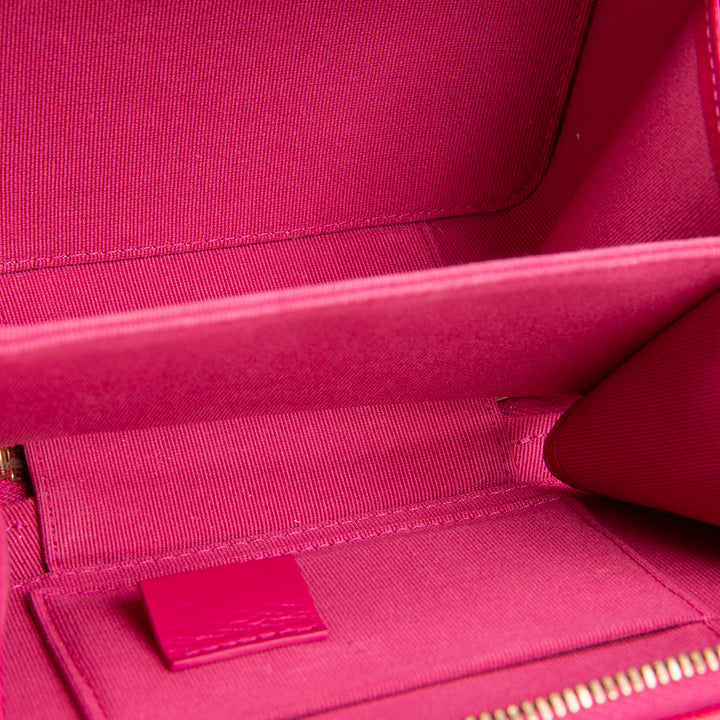 CHANEL Pink Medallion Vanity Case