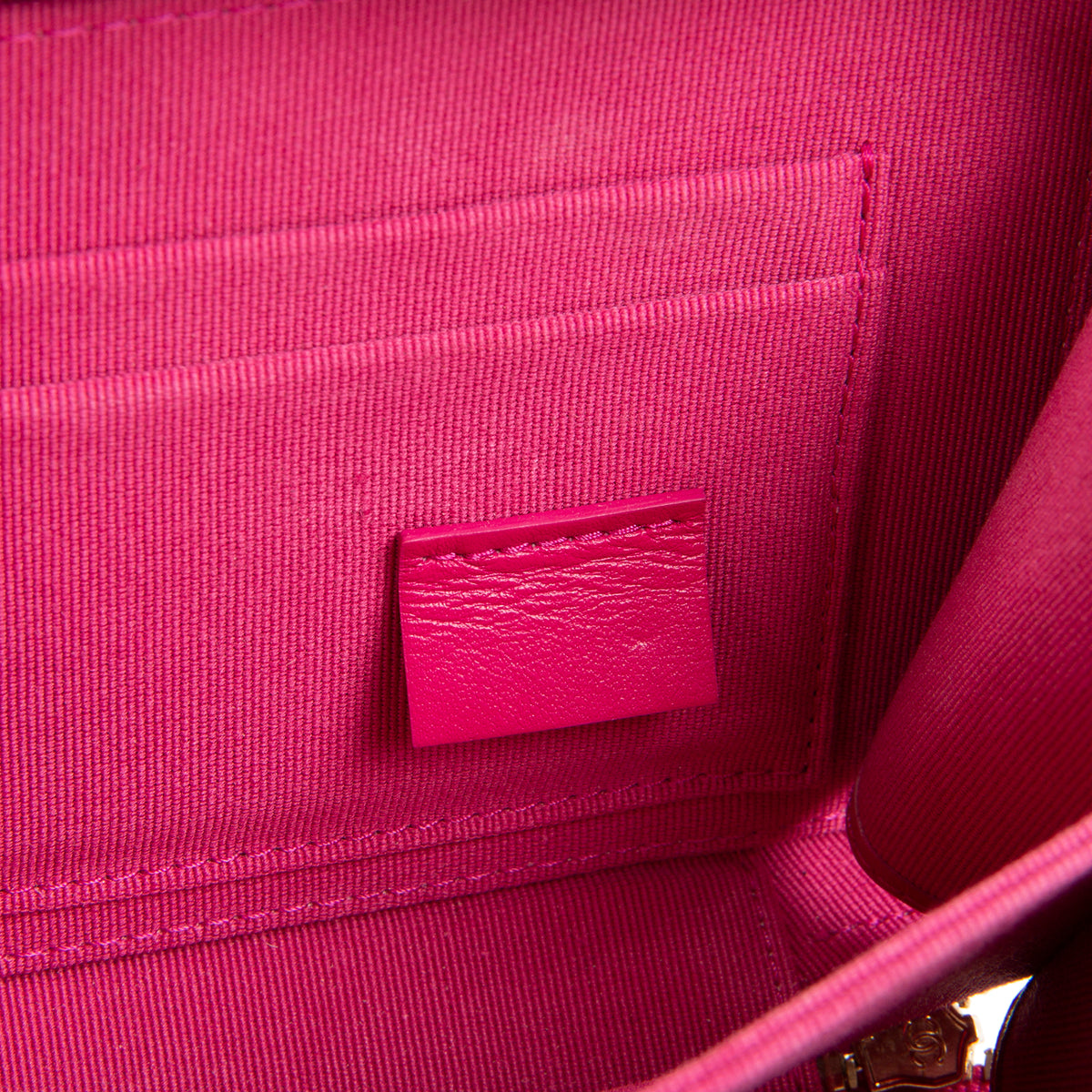CHANEL Pink Medallion Vanity Case