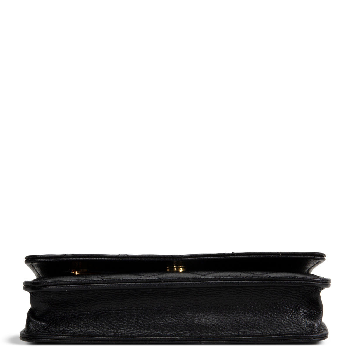 CHANEL Quilted Caviar Wallet on Chain