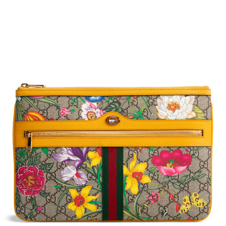 GUCCI GG Supreme Flora Pouch