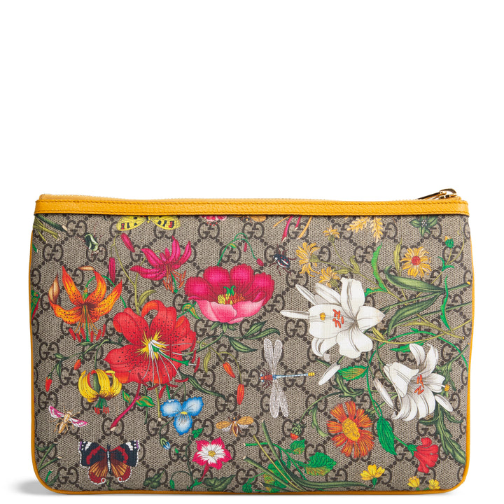 GUCCI GG Supreme Flora Pouch