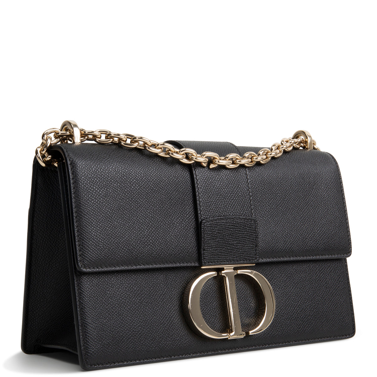 DIOR Embossed 30 Montaigne Chain Flap Bag