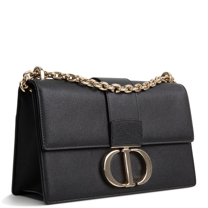 DIOR Embossed 30 Montaigne Chain Flap Bag