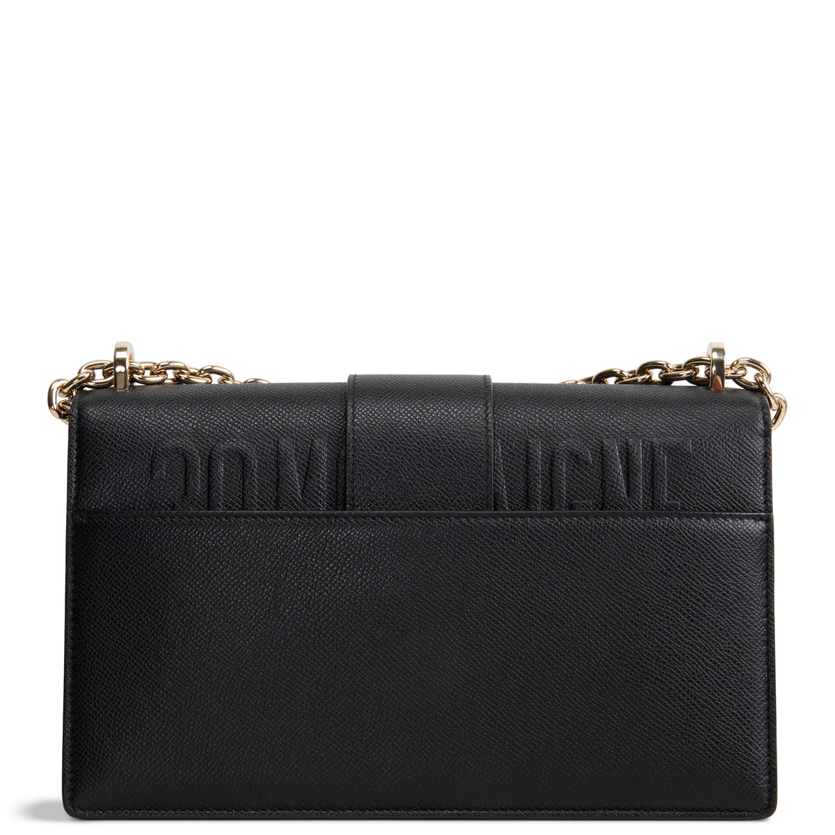 DIOR Embossed 30 Montaigne Chain Flap Bag