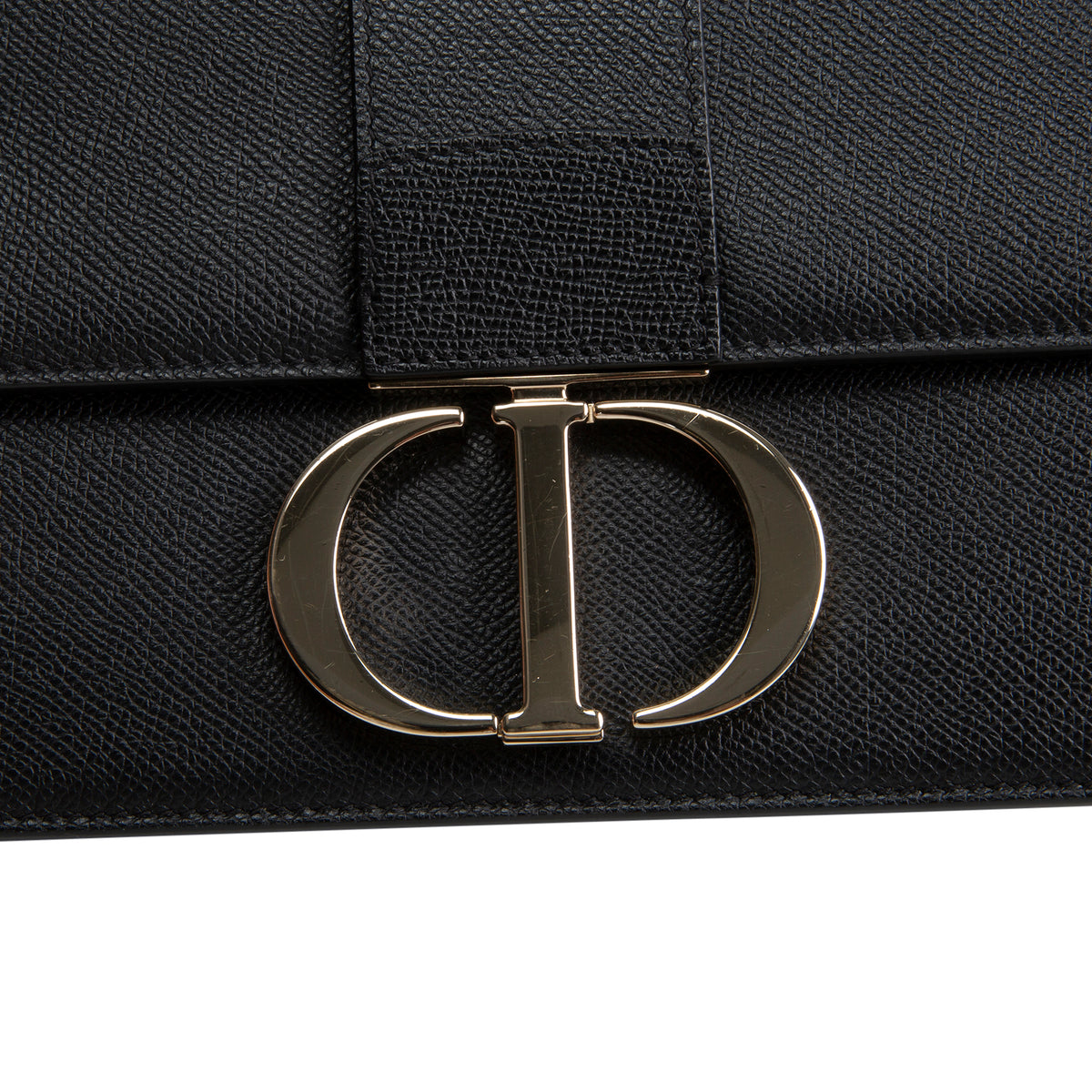 DIOR Embossed 30 Montaigne Chain Flap Bag