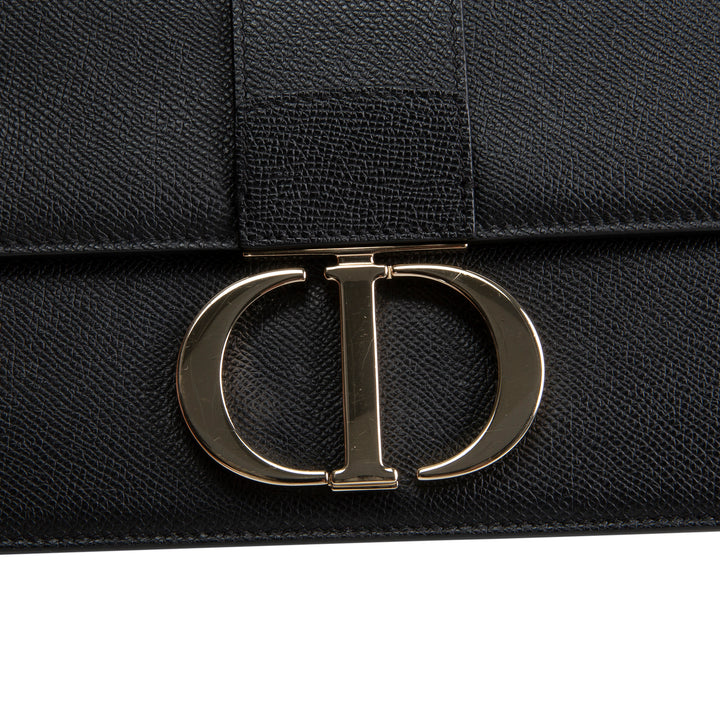 DIOR Embossed 30 Montaigne Chain Flap Bag