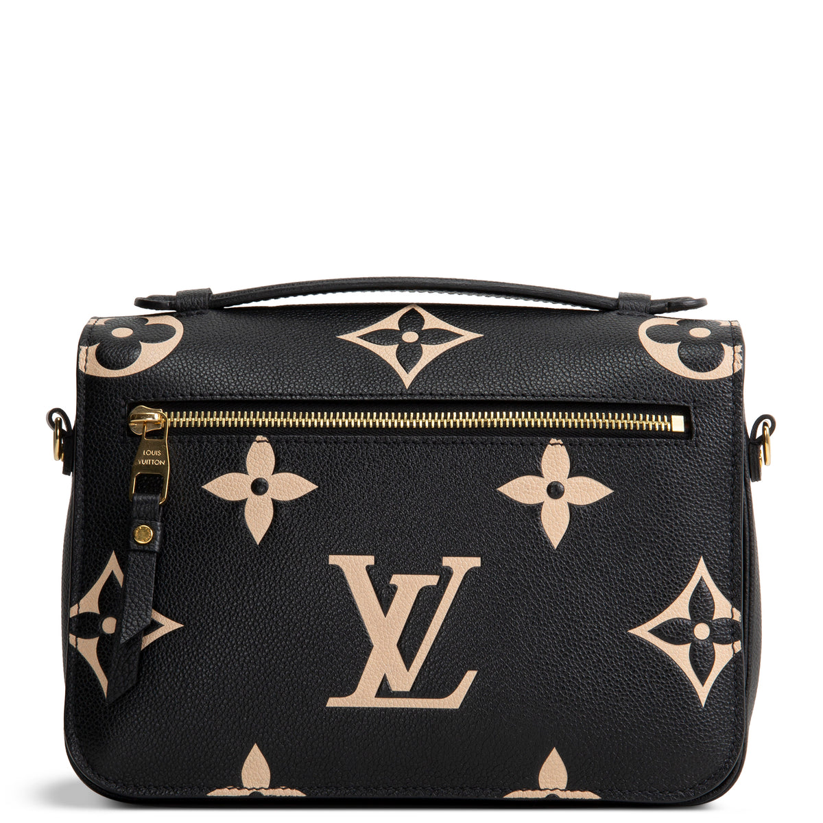 LOUIS VUITTON Empreinte Monogram Giant Pochette Metis - Black &amp; Cream