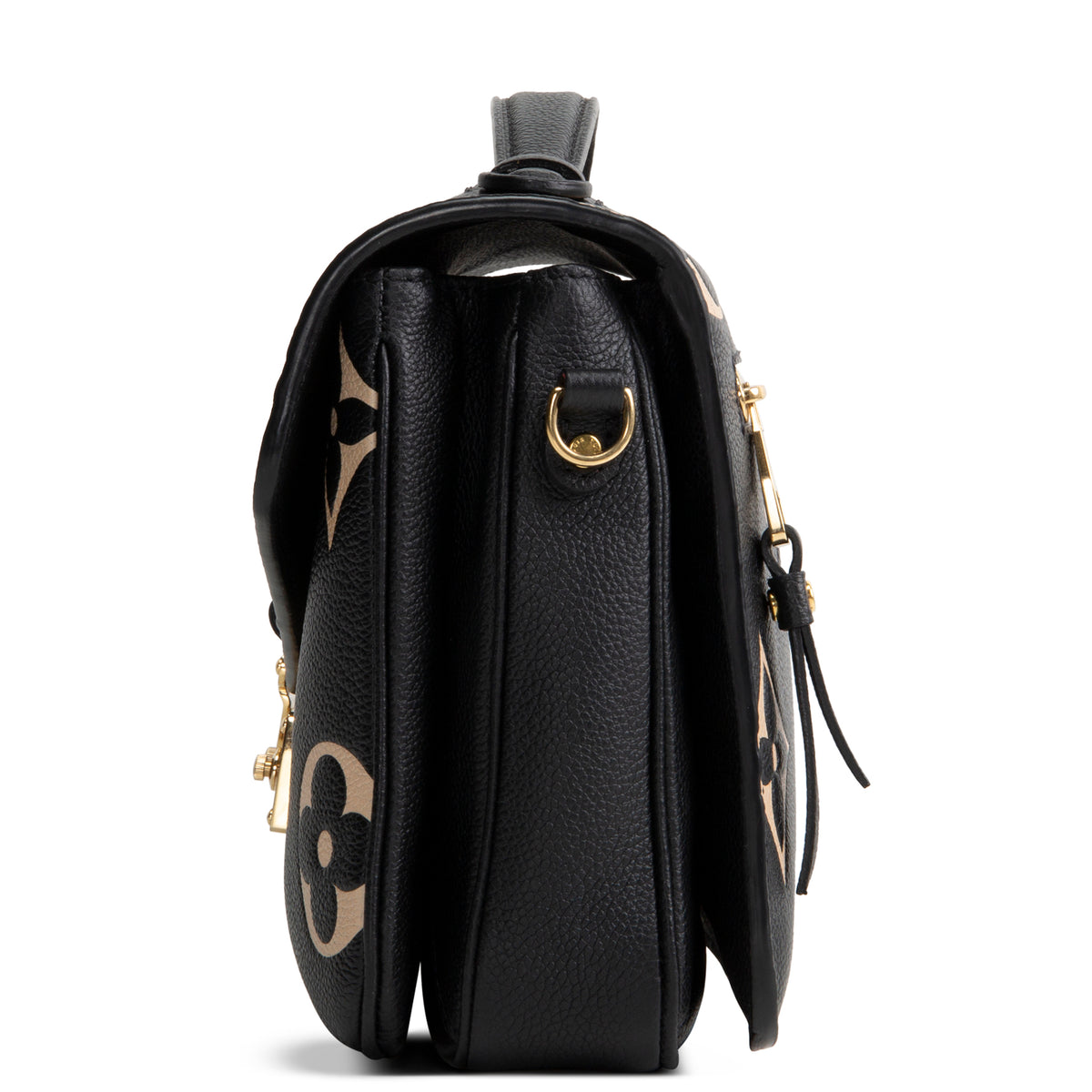 LOUIS VUITTON Empreinte Monogram Giant Pochette Metis - Black &amp; Cream