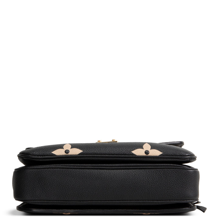 LOUIS VUITTON Empreinte Monogram Giant Pochette Metis - Black &amp; Cream