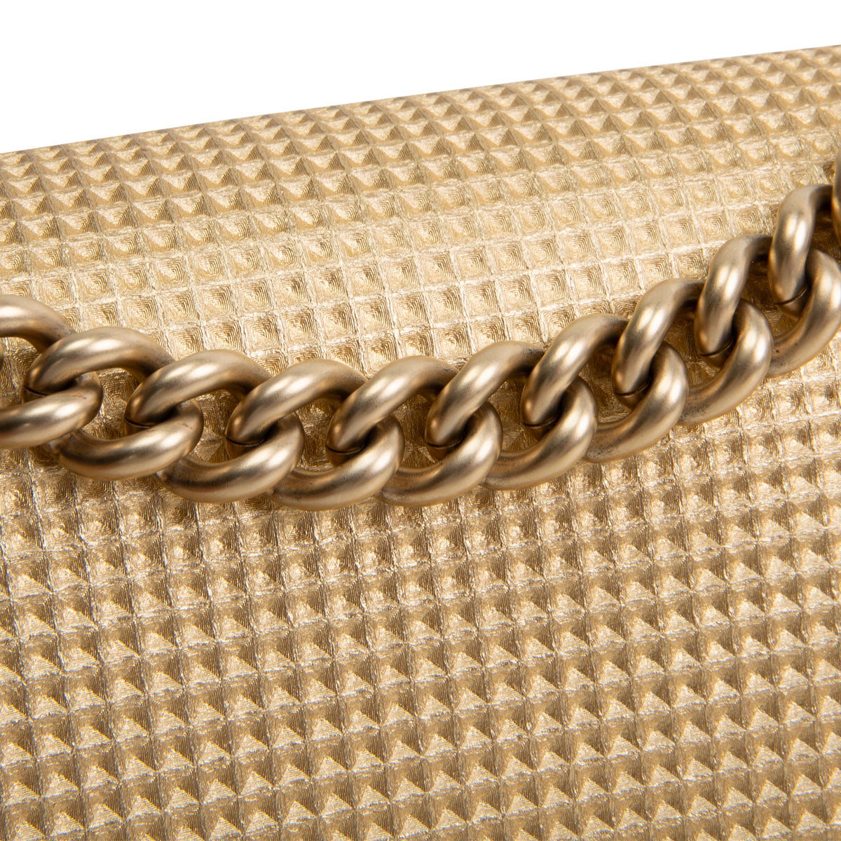CHANEL Metallic Gold Medium Boy Bag OUTLET FINAL SALE