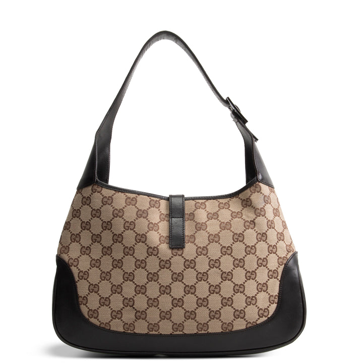 GUCCI Vintage GG Canvas Jackie Shoulder Bag