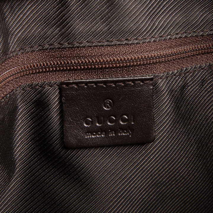 GUCCI Vintage GG Canvas Jackie Shoulder Bag