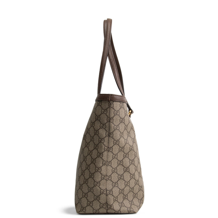 GUCCI GG Supreme Ophidia Tote Medium