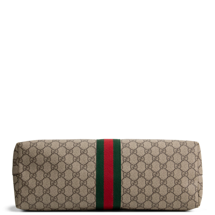 GUCCI GG Supreme Ophidia Tote Medium