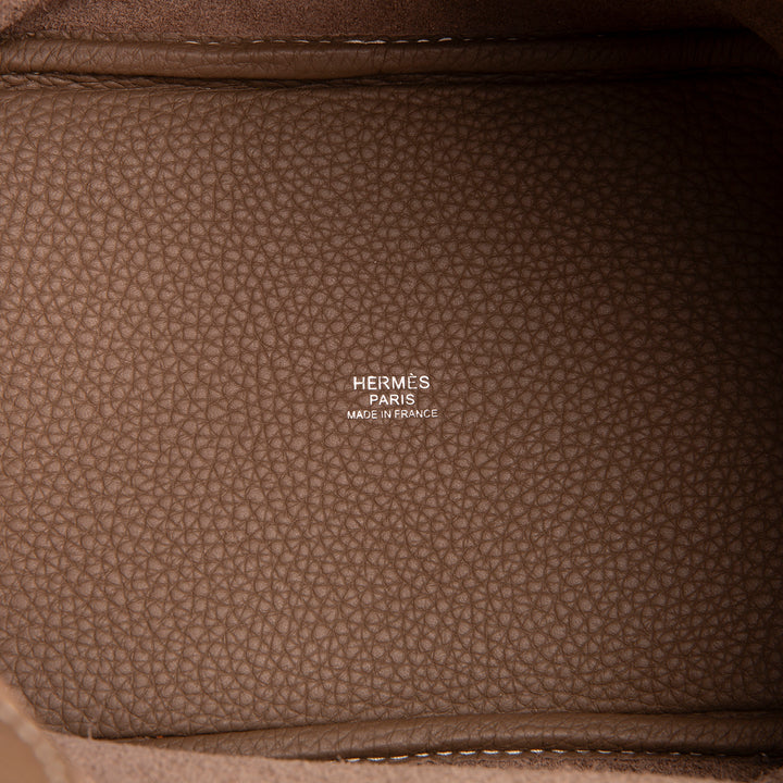 HERMES Clemence Picotin Lock 18 - Taupe
