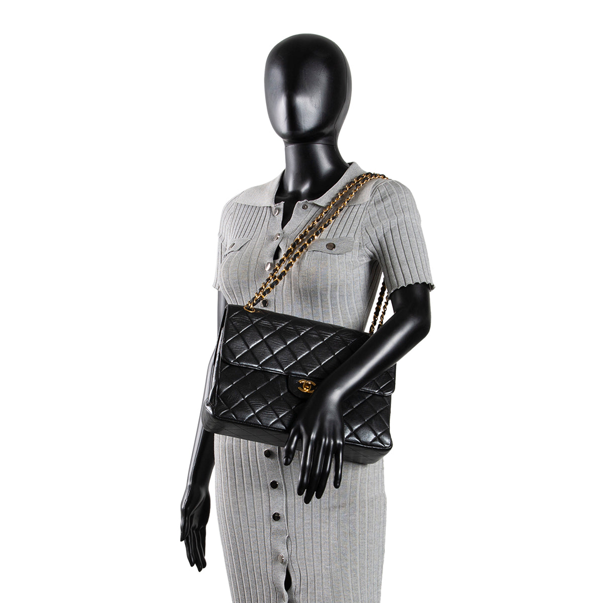 CHANEL Vintage Double Sided Flap Bag