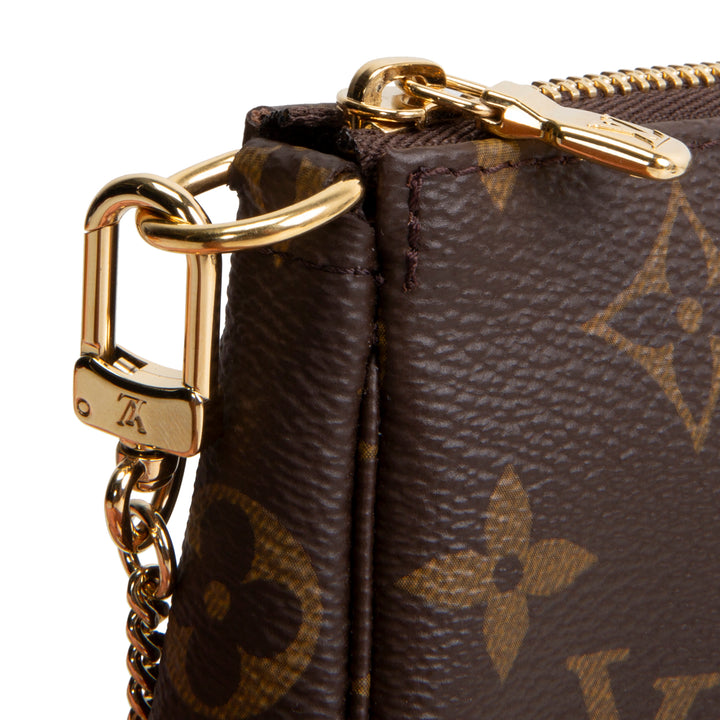 LOUIS VUITTON Monogram Mini Pochette Shoulder Bag