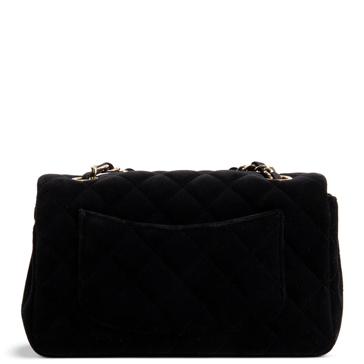 CHANEL Classic Velvet Rectangular Mini Flap Bag