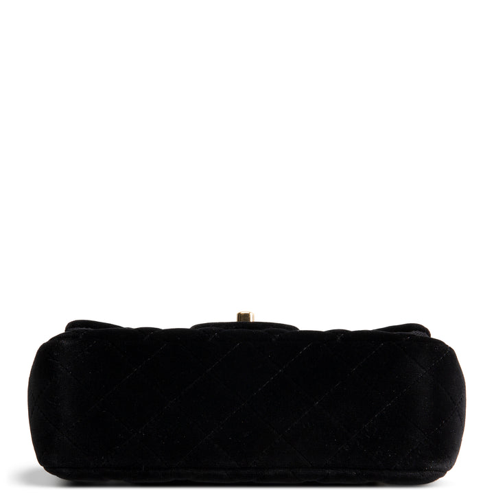 CHANEL Classic Velvet Rectangular Mini Flap Bag