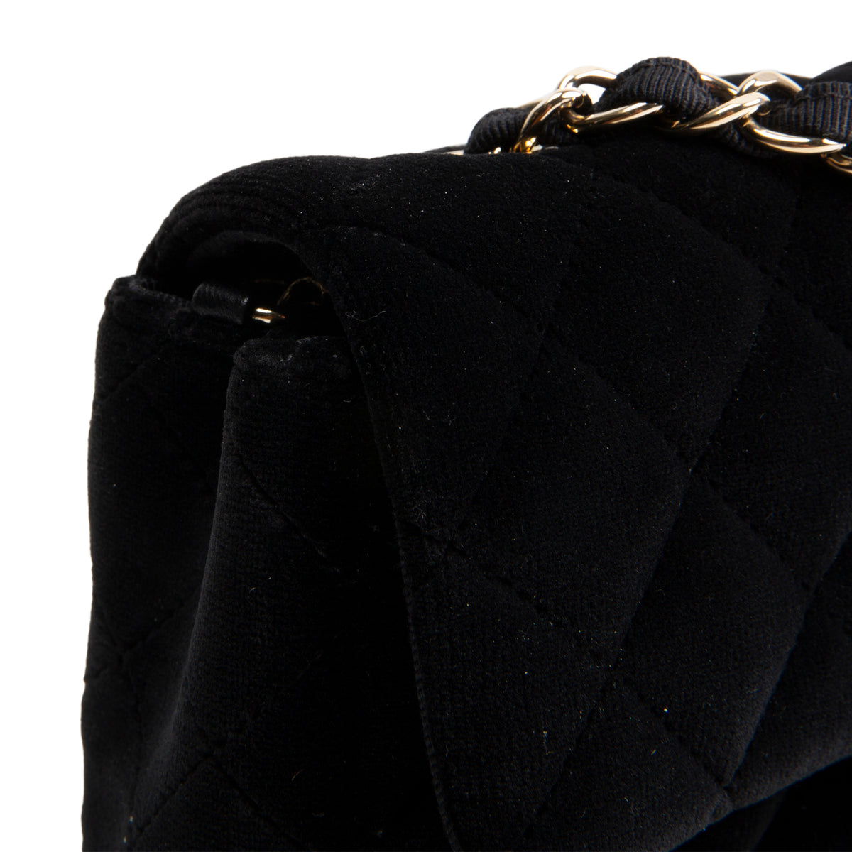 CHANEL Classic Velvet Rectangular Mini Flap Bag