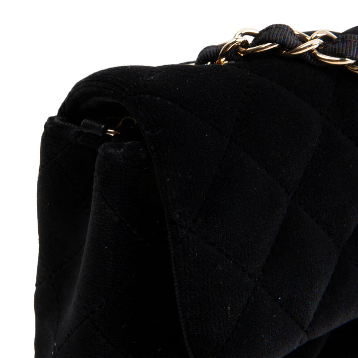 CHANEL Classic Velvet Rectangular Mini Flap Bag