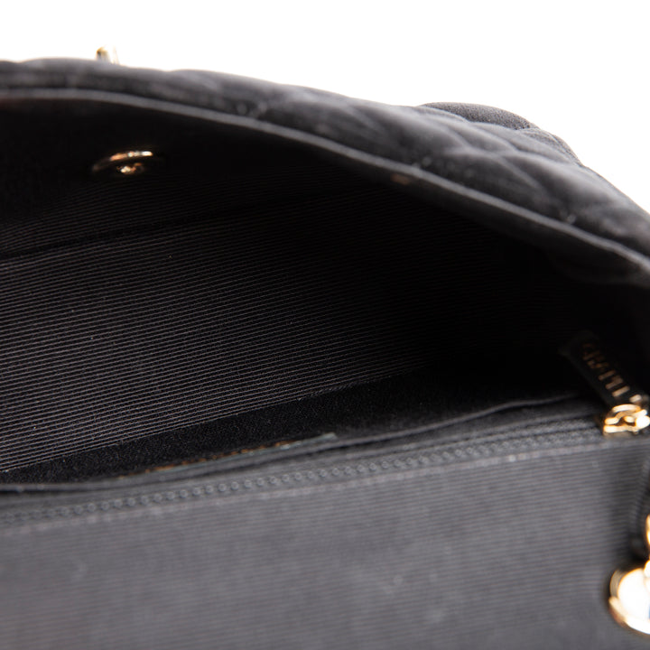 CHANEL Classic Velvet Rectangular Mini Flap Bag
