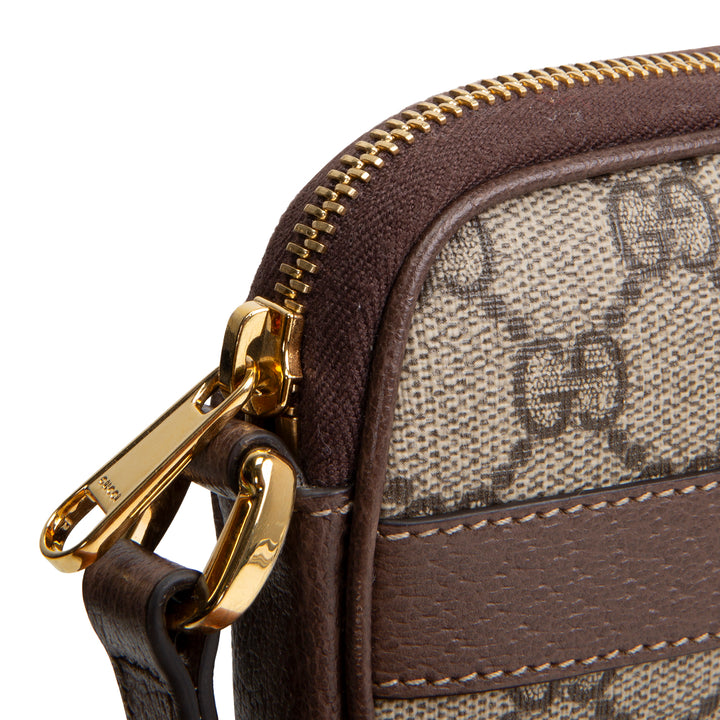 GUCCI GG Supreme Mini Ophidia Crossbody